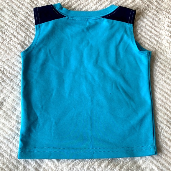 4/$20 Gymboree toddler boys blue tank top size 12-18months - Picture 3 of 4